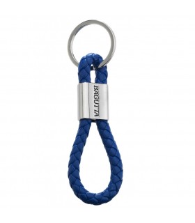 PORTACHIAVI BAGUTTA CON CORDONE BLU CM. 10,50 CONFEZIONATO IN SCATOLA E BUSTA DA REGALO 2098BL