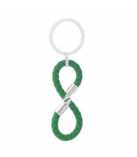 PORTACHIAVI BAGUTTA INFINITO VERDE CONFEZIONATO IN SCATOLA E BUSTA DA REGALO 2206VE