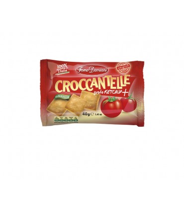 CROCCANTELLA GUSTO KETCUP 40 G FORNO DAMIANI EXPO DA 25 PZ.