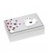 SCATOLA PORTACARTE BAGUTTA MAZZO DOPPIO  INCLUSO CON COPERCHIO DECORATO E SCATOLA DA REGALO 2238-06