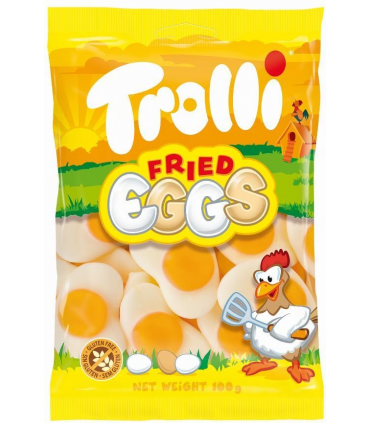 TROLLI FRIED EGGS BUSTINA DA 100 GR