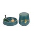 BATTIPIPA CON POGGIA 1 PIPA SHERLOCK HOLMES LUBINSKI – LINEA ACCESSORI CERAMICA  VERDE MAT  E105VO