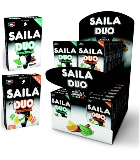 SAILA ESPOSITORE DA BANCO DUO DA 32PZ ASSORTITO IN DUE GUSTI FRESCHEZZA E AGRUMATO