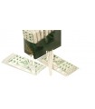 BOX DA 10 BUSTE DI SCOVOLINI CONICI BIANCHI LUBINSKI BUSTE DA 100 PZ. G100CB