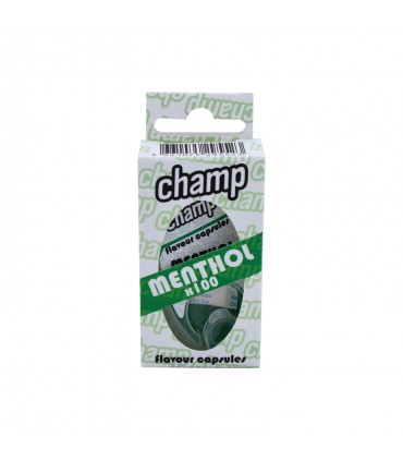 PALLINE AROMATIZZATE CHAMP PER FILTRO GUSTO MENTOLO ASTUCCIO 100 PZ.