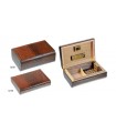 HUMIDORS 50 SIGARI LUBINSKI IN COCCODRILLO SELVAGGIO E LEGNO DI PALISSANDRO Q239