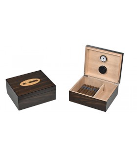 HUMIDOR PER SIGARI LUBINSKI IMPORTAZIONE CIGAR IN NOCE OPACO Q200W
