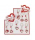 EXPO KIT PORTACHIAVI BAGUTTA INFINITY 16PZ ASSORTITI CONFEZIONATI SINGOLARMENTE CON SCATOLA E BUSTA DA REGALO AK2230