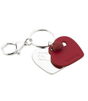 EXPO KIT PORTACHIAVI BAGUTTA  CUORE 6 PZ ASSORTITI CONFEZIONATI SINGOLARMENTE CON SCATOLA E BUSTA DA REGALO AK2056