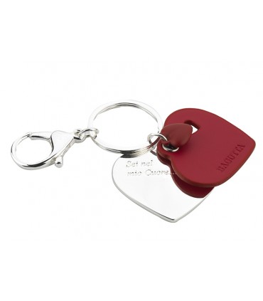 EXPO KIT PORTACHIAVI BAGUTTA  CUORE 6 PZ ASSORTITI CONFEZIONATI SINGOLARMENTE CON SCATOLA E BUSTA DA REGALO AK2056