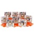 EXPO KIT  GUFETTI BAGUTTA  16 PZ ASSORTITI CONFEZIONATI SINGOLARMENTE CON SCATOLA E BUSTA DA REGALO AK1942