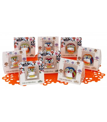 EXPO KIT  GUFETTI BAGUTTA  16 PZ ASSORTITI CONFEZIONATI SINGOLARMENTE CON SCATOLA E BUSTA DA REGALO AK1942