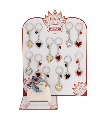 EXPO KIT PORTACHIAVI BAGUTTA SACRO CUORE  16 PZ ASSORTITI CONFEZIONATI SINGOLARMENTE CON SCATOLA E BUSTA DA REGALO AK2232