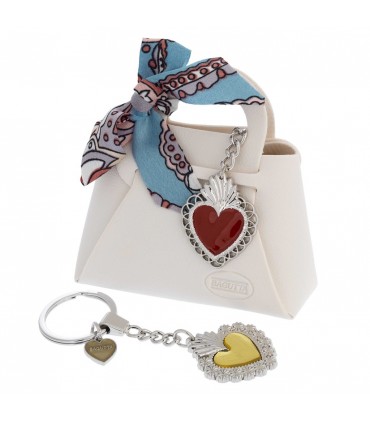 EXPO KIT PORTACHIAVI BAGUTTA SACRO CUORE  16 PZ ASSORTITI CONFEZIONATI SINGOLARMENTE CON SCATOLA E BUSTA DA REGALO AK2232