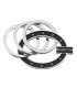 EXPO KIT PORTACHIAVI BAGUTTA SILVER PLATED 12 PZ ASSORTITI CONFEZIONATI SINGOLARMENTE CON SCATOLA E BUSTA DA REGALO AK2177