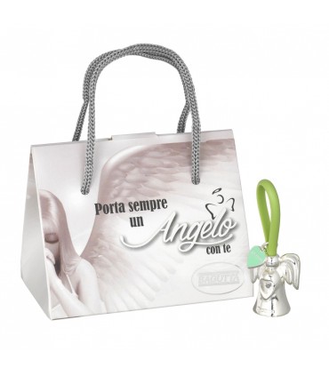 EXPO PORTACHIAVI BAGUTTA ANGELO E GANCIO SILICONE 12 PZ ASSORTITI CONFEZIONATI SINGOLARMENTE CON BUSTA DA REGALO AK2208