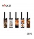 ROCKET MINI ACCENDIGAS ELETTRONICO JULIA COFFEE CONF.DA 25 PZ. ASSORTITI CON 5 GRAFICHE