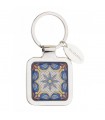 PORTACHIAVI BAGUTTA QUADRATO MAIOLICA CONFEZIONATO IN SCATOLA E BUSTA DA REGALO 2091-03