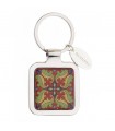 PORTACHIAVI BAGUTTA QUADRATO MAIOLICA CONFEZIONATO IN SCATOLA E BUSTA DA REGALO 2091-04