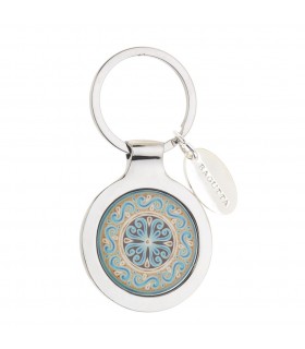 PORTACHIAVI BAGUTTA TONDO MAIOLICA CONFEZIONATO IN SCATOLA E BUSTA DA REGALO 2091-07