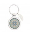 PORTACHIAVI BAGUTTA TONDO MAIOLICA CONFEZIONATO IN SCATOLA E BUSTA DA REGALO 2091-07