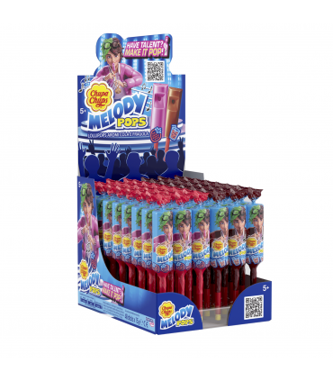 CHUPA CHUPS MELODY POPS GUSTO COCA COLA E FRAGOLA SFUSO CONF. DA 48 PZ.