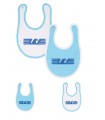 SET CON 2 BAVAGLINI IN COTONE S.S LAZIO TAGLIA UNICA