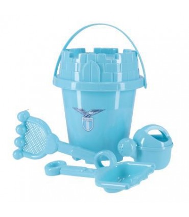 Secchiello Diam.17 + Accessori da Spiaggia S.S. LAZIO