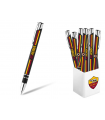 PENNA A SCATTO MOD. CORK CON FUSTO GOMMATO A.S. ROMA