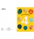 Biglietto Marpimar COMPLEANNO 4 ANNI METAL CON RILIEVO CONF. 6 PZ.