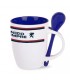 Tazza Ceramica con cucchiaino Genoa F.C. confezionata in scatola da regalo