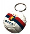 Portachiavi in PVC a Forma di Pallone Genoa F.C. bianco