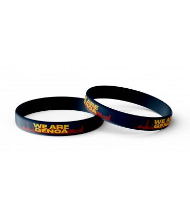 Bracciale in Silicone grafica "We are Genoa" Genoa F.C.