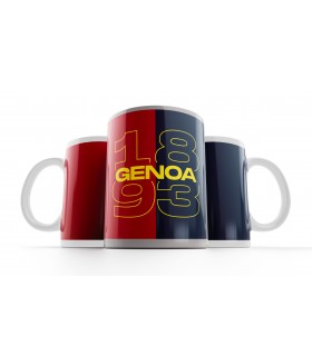 Tazza Ceramica con grafica "1893 genoa" Genoa F.C. confezionata in scatola
