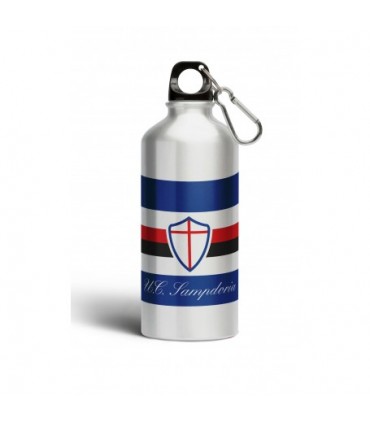 Borraccia in acciaio inox 500 ml con grafica istituzionale U.C. Sampdoria confezionata in scatola