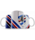 Tazza mug Ceramica con grafica "Bande" U.C Sampdoria confezionata in scatola