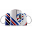 Tazza mug Ceramica con grafica "Bande" U.C Sampdoria confezionata in scatola