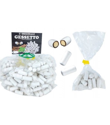 EXPO SPILLONE GESSETTI BIANCHI DI LIQUIRIZIA DA 40GR SFUSI IN 30 BUSTINE