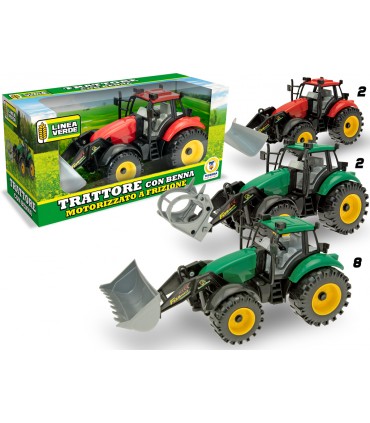 TRATTORE CON PALA E FRIZIONE TEOREMA GIOCHI L.25CM DISPONIBILE IN 3 MODELLI
