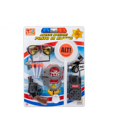 AGENTE SPECIALE SET PALETTA PISTOLA E ACCESSORI TEOREMA GIOCHI