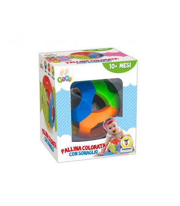 PALLINA COLORATA CON SONAGLIO DIAM. 11 CM  TEOREMA GIOCHI