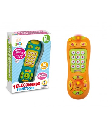 TELECOMANDO PRIMI TOCCHI LUCI  SUONI E MELODIE  2 COL. TEOREMA GIOCHI