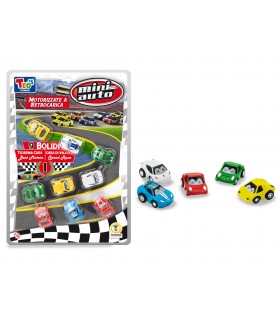 CARTELLA MINI AUTO CON RETROCARICA  DA 9 PZ. ASSORTITI TEOREMA GIOCHI