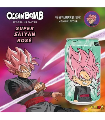 BEVANDA OCEAN BOMB DRAGON BALL SAYAN ROSA GUSTO MELONE LATTINA DA 330ML  1PZ. SCADENZA 16 LUGLIO 2026