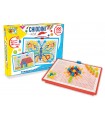 PLASTIART - CHIODINI COLORATI 300 PZ PICCOLI E GRANDI TEOREMA GIOCHI