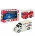 MEZZI EMERGENCY TEAM A FRIZIONE 3 MDL LUCI E SUONI SCALA 1:20 TEOREMA GIOCHI