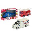 MEZZI EMERGENCY TEAM A FRIZIONE 3 MDL LUCI E SUONI SCALA 1:20 TEOREMA GIOCHI