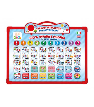 LAVAGNA INTERATTIVA DIDATTICA BILINGUE ITA/ENG TEOREMA GIOCHI