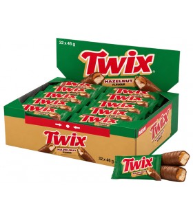 TWIX ALLA  NOCCIOLA 46GR CONF. DA 32 PZ. EDIZIONE LIMITATA