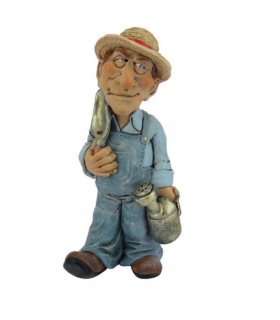 Caricature Mestieri "Il Il Contadino" H. 15 cm